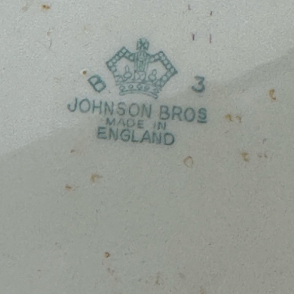 Johnson Bros Square Plates Made in England Pastel Border Fruit Designs 7.5” - Picture 11 of 11